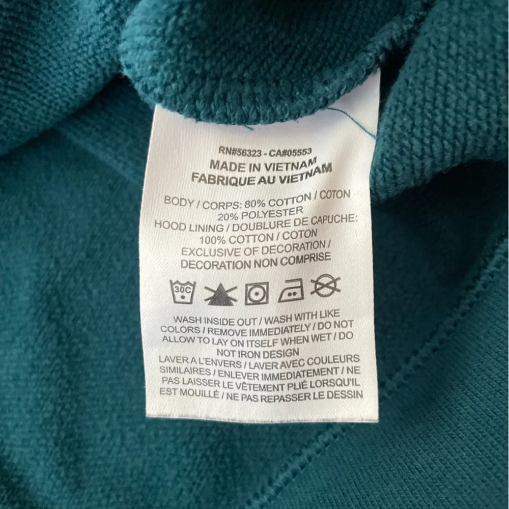 Nike Dark Teal Hooded Sweatshirt - Picture 5 of 7